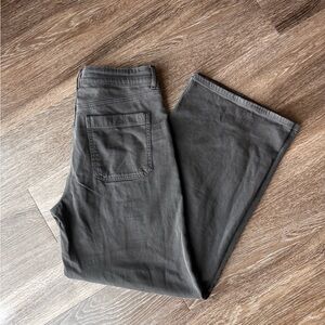 Dark Gray Wide Leg Trousers